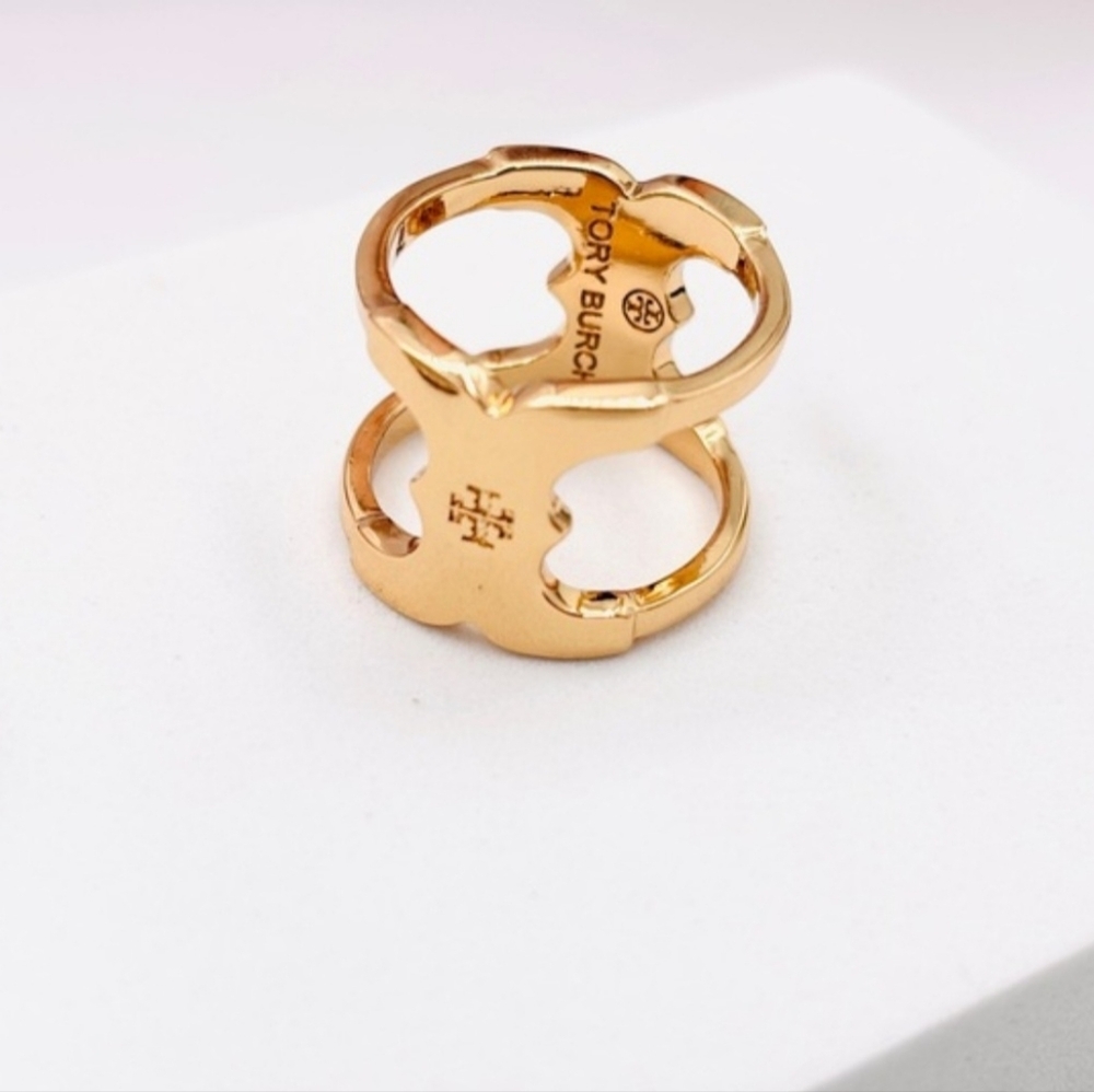 Tory Burch Gold Cutout Ring